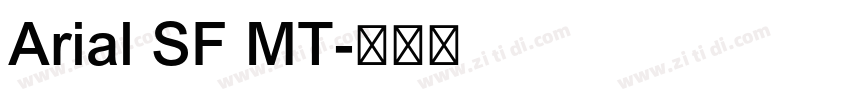 Arial SF MT字体转换